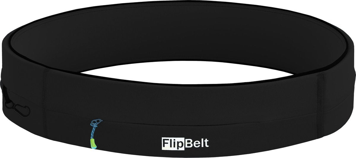 Flipbelt Zipper  Zwart - Running belt - Hardloopriem - XXS