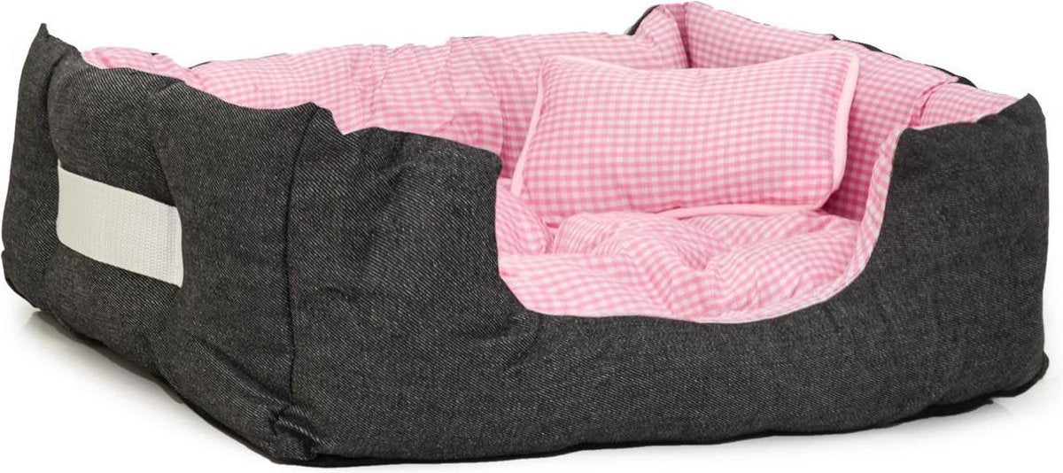 Dierenbed Niclas m roze
