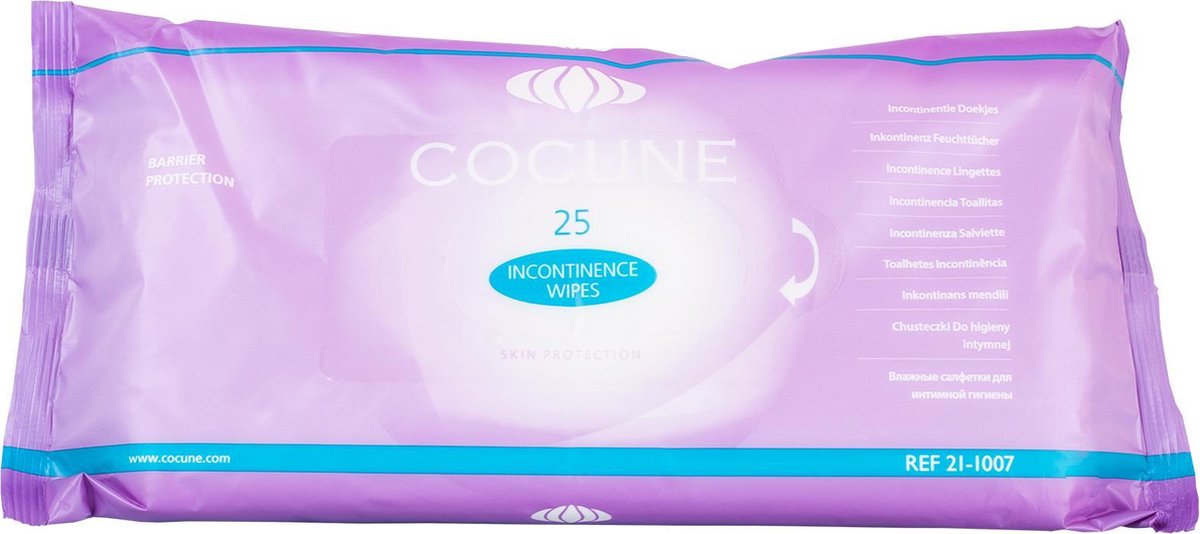150 Incontinentie doekjes (6 pak = 150 doekjes) hoogste kwaliteit en dermatologisch getest. Hypo allergeen