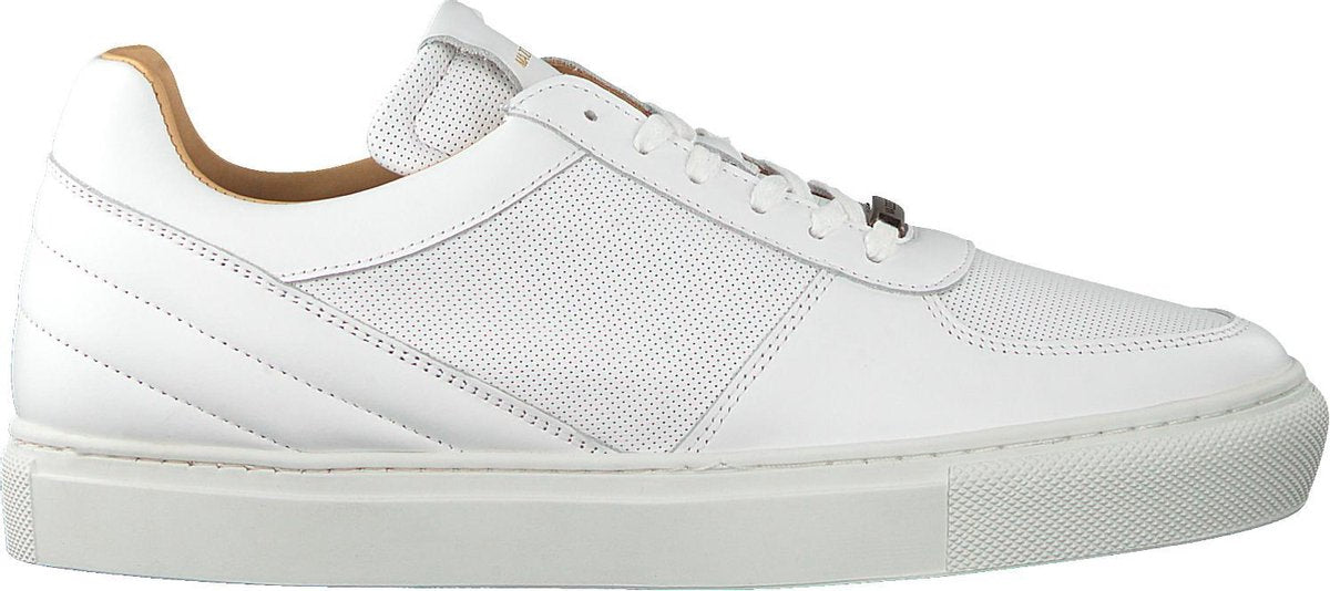 Mazzeltov 20-9338b Lage sneakers - Leren Sneaker - Heren - Wit - Maat 44