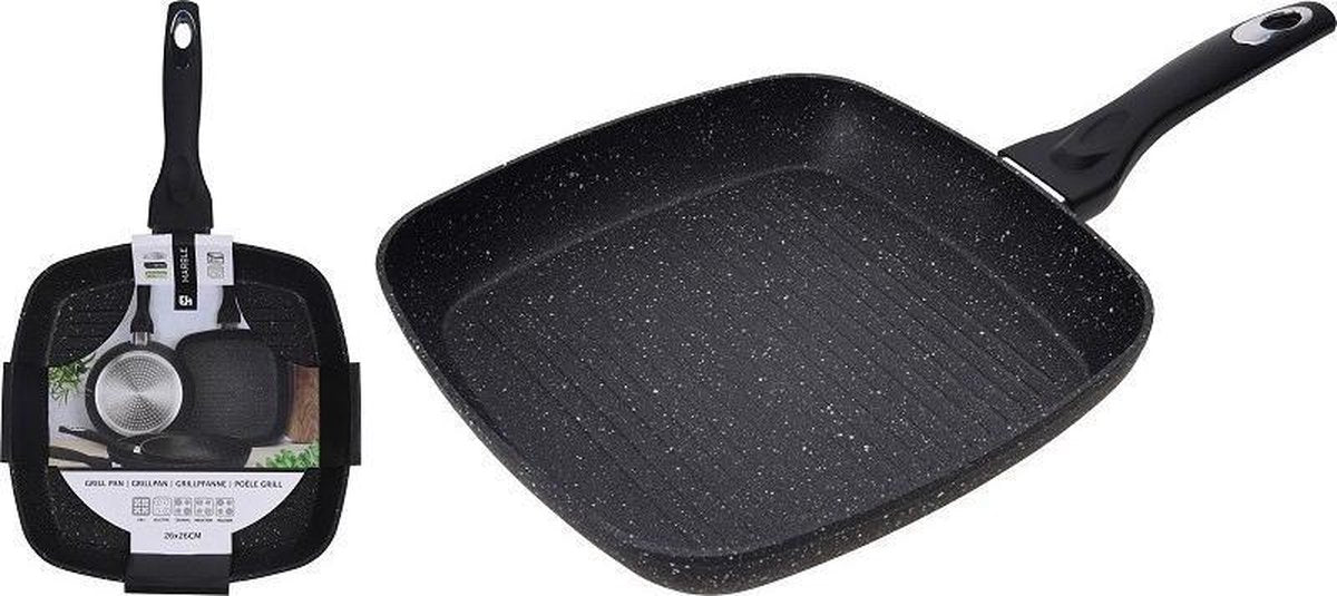 Grillpan 26x26cm aluminium
