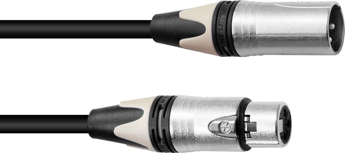 PSSO xlr kabel COL 3pin 15m bk Neutrik