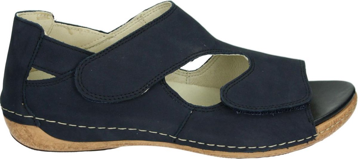 Waldlaufer 342024 Heliett - Volwassenen Sandalen met hakDames Sandalen - Kleur: Blauw - Maat: 39