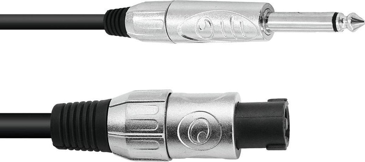 OMNITRONIC Adaptercable Speaker(M)/Jack 5m bk