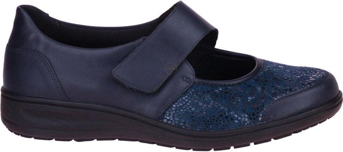Solidus -Dames -  blauw - comfortschoenen - maat 40