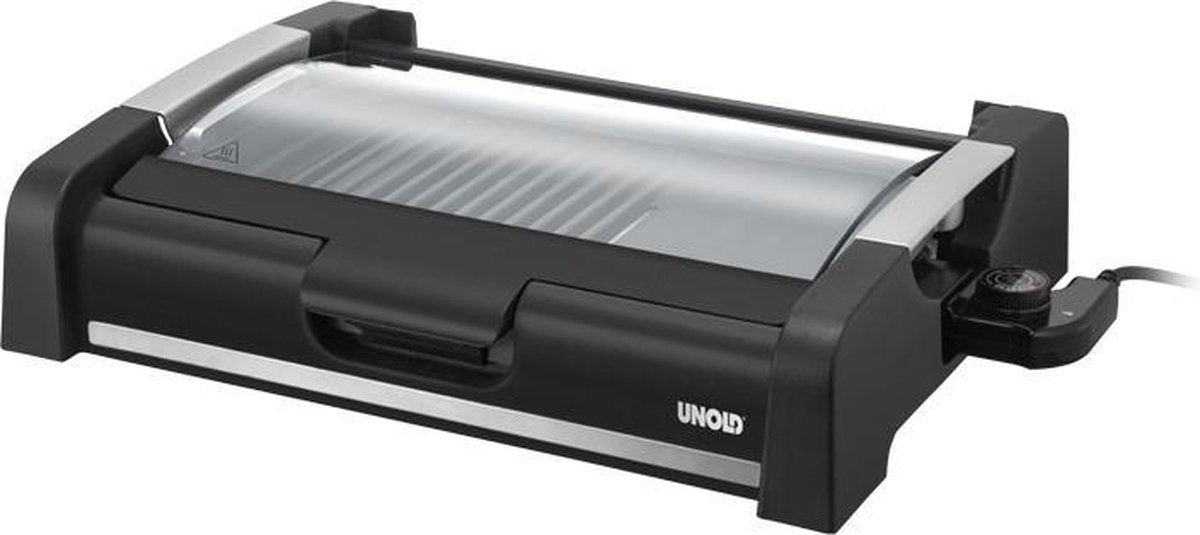 Unold Edel 1650 W Barbecue Electrisch Tafelblad Zwart