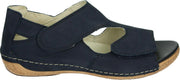 Waldlaufer 342024 Heliett - Volwassenen Sandalen met hakDames Sandalen - Kleur: Blauw - Maat: 42
