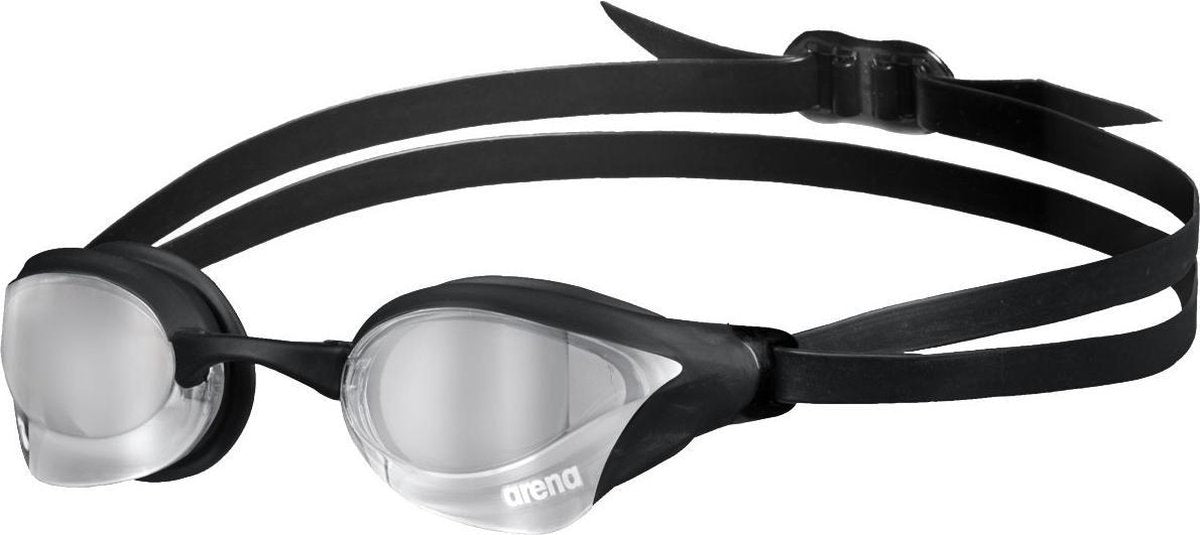 Arena Cobra Core Swipe Mirror Zwembril - Zwart / Zilver | Maat: UNI