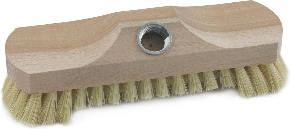 Houten schrobber/schrobborstel 23 cm - Schoonmaakartikelen/schoonmaakborstels