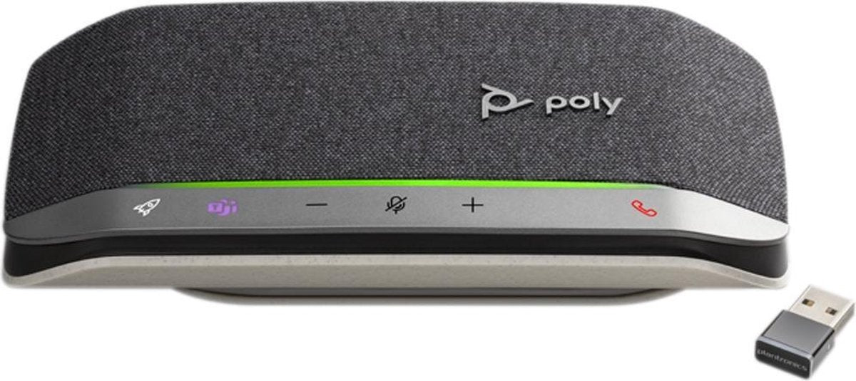 POLY sync 20+ Teams luidspreker telefoon - Bluetooth -  USB-C - BT600c Dongel - Zwart