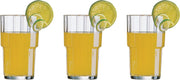 24x Stuks stapelbare waterglazen/drinkglazen transparant 320 ml - Waterglas/drinkglas/sapglas