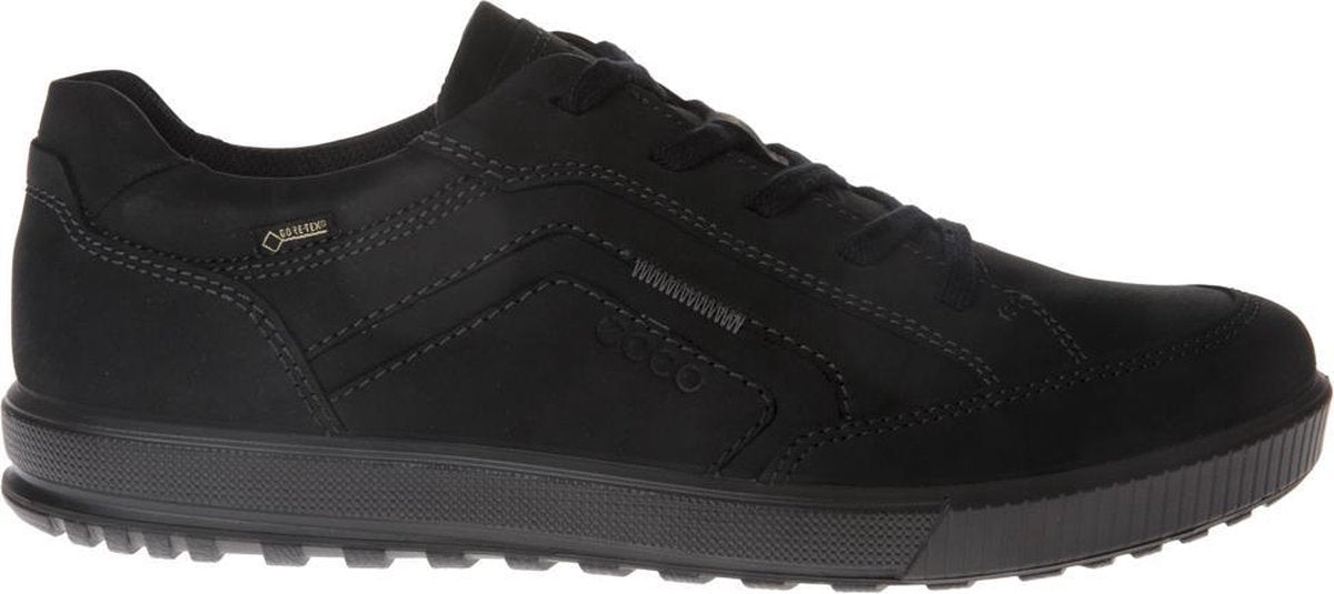 ECCO - 534294 - lage sneaker - heren - zwart - Maat 42
