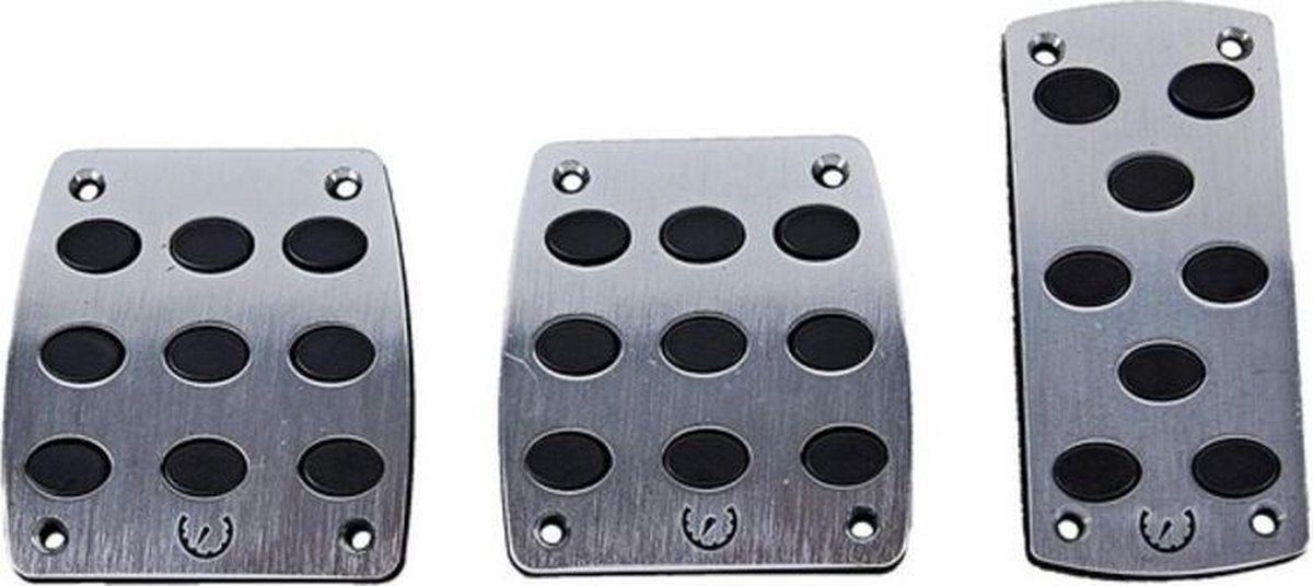 Pedalen OCCPED001 Aluminium (3 pcs)