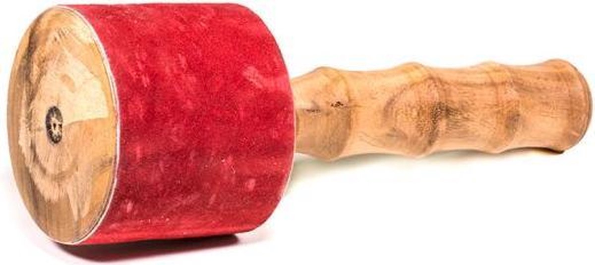 Klankschaal aanstrijkhout grote schalen - 25x10 - 710 gr - Hout - Suede - S