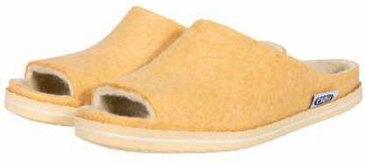 Vilten zomer slipper Cornsilk yellow - maat 38