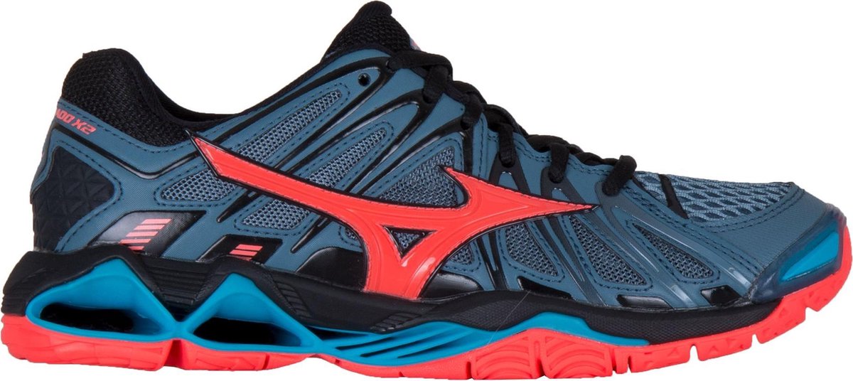 Mizuno Wave Tornado X2 Dames - Navy / Roze - maat 37