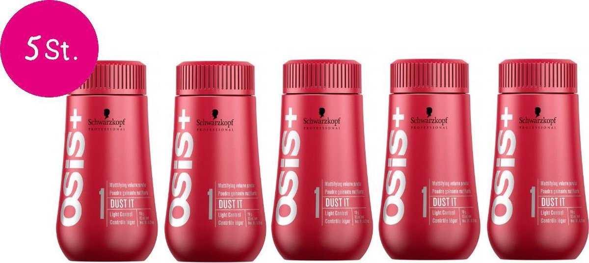 5x Schwarzkopf Osis Dust It Volume Poeder 10gr