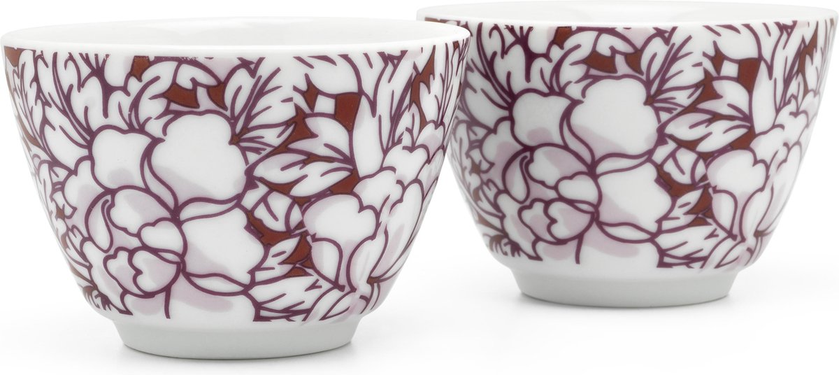 Theekopjes Yantai rood set/2