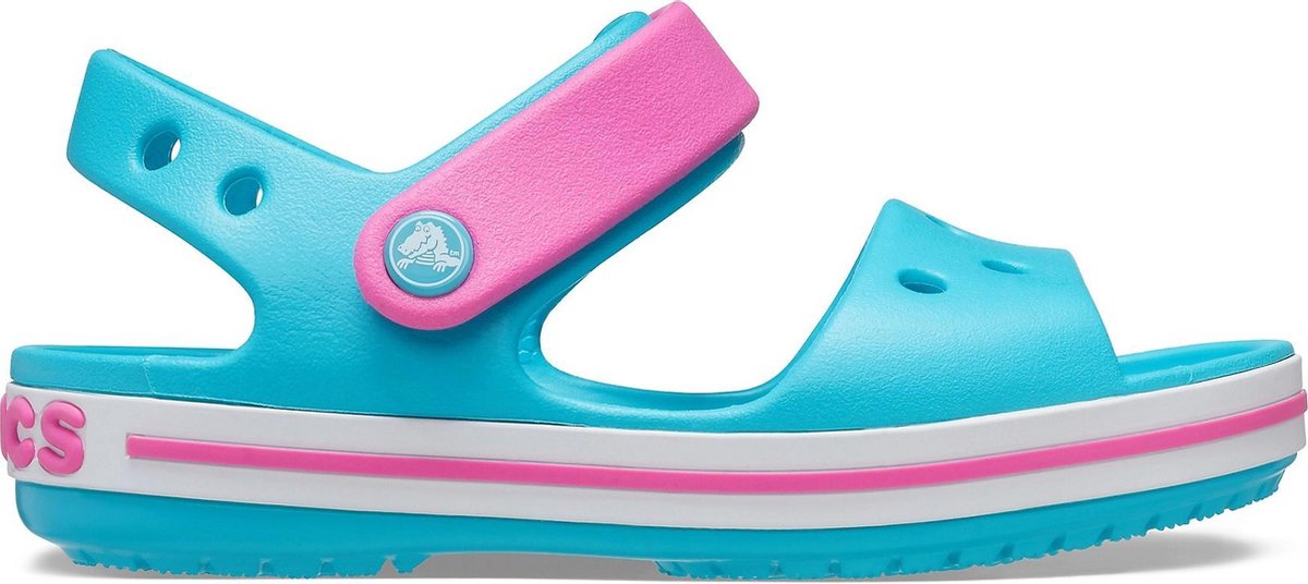 Crocs Slippers - Maat 22/23 - Meisjes - licht blauw/roze
