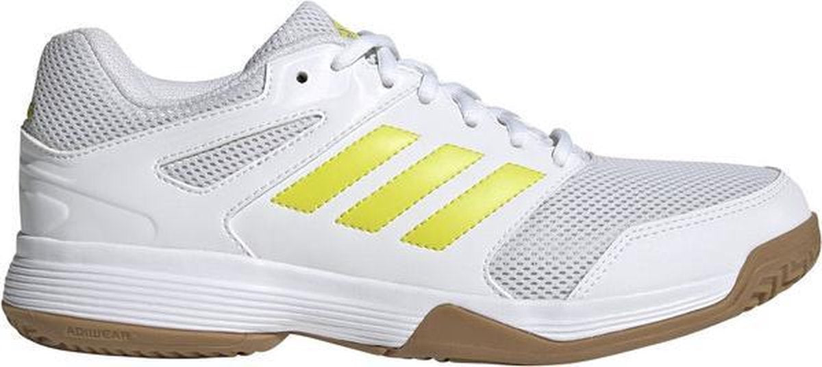 adidas Speedcourt Dames - wit/geel - maat 39 1/3