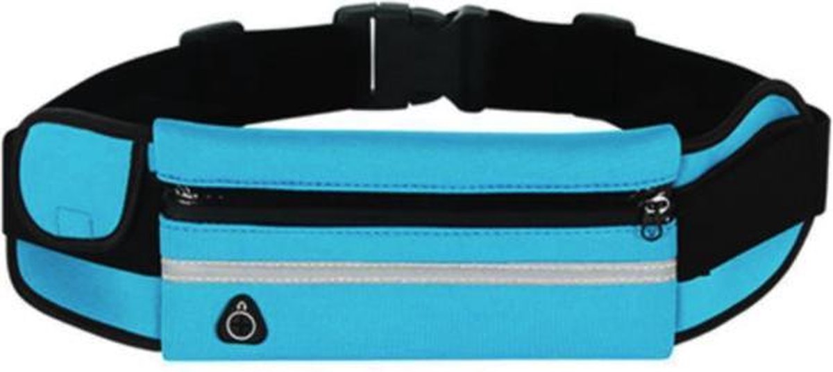 Hardlooptasje telefoon heuptasje sport running - Blauw