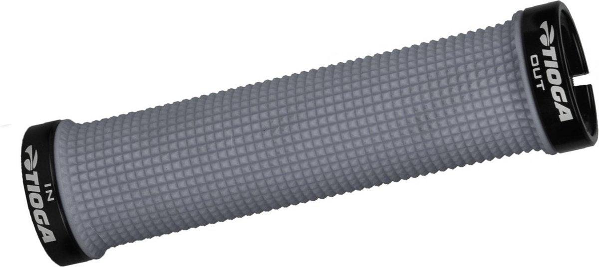 Tioga Handvatten Lock-on Slim 135 Mm Grijs 2 Stuks