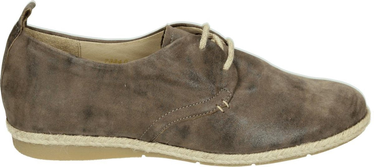 Verhulst 7334 - Volwassenen Dames veterschoenen - Kleur: Taupe - Maat: 38.5