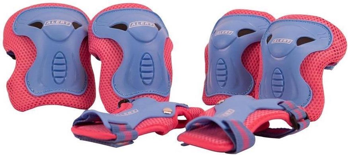 Alert Beschermset Maat S 6-delig Roze/Paars