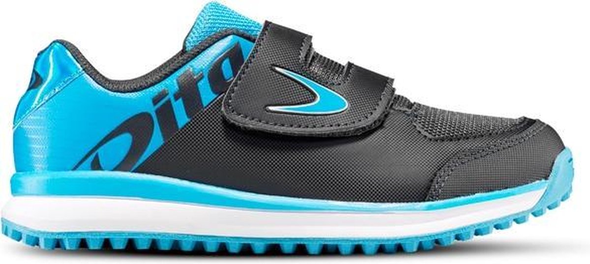 Dita Lght 150 Fix And Go Hockeyschoenen - Zwart/Blauw - Maat 30