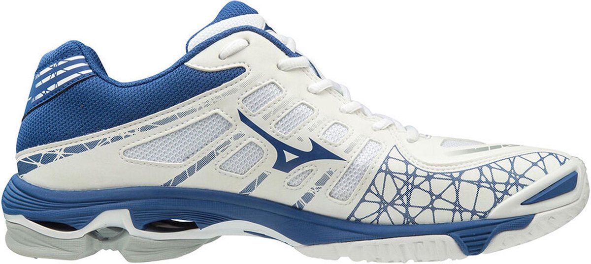 Mizuno Wave Voltage - Wit / Blauw - maat 46