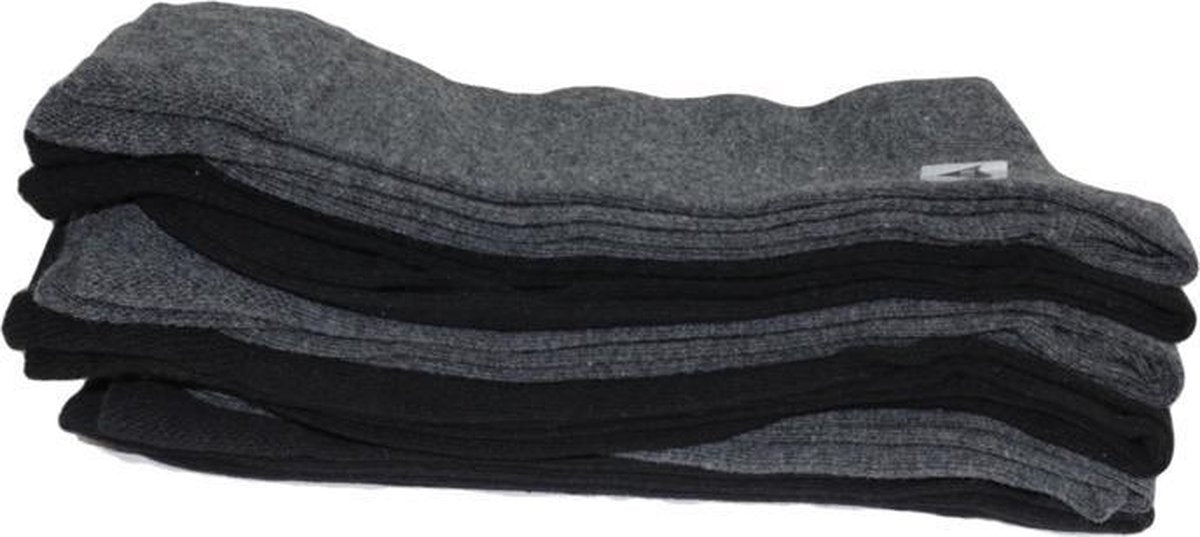 Koelmax socks zwart/antraciet 10 pack maat 39-42