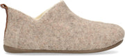 Manfield - Dames - Beige pantoffels - Maat 39