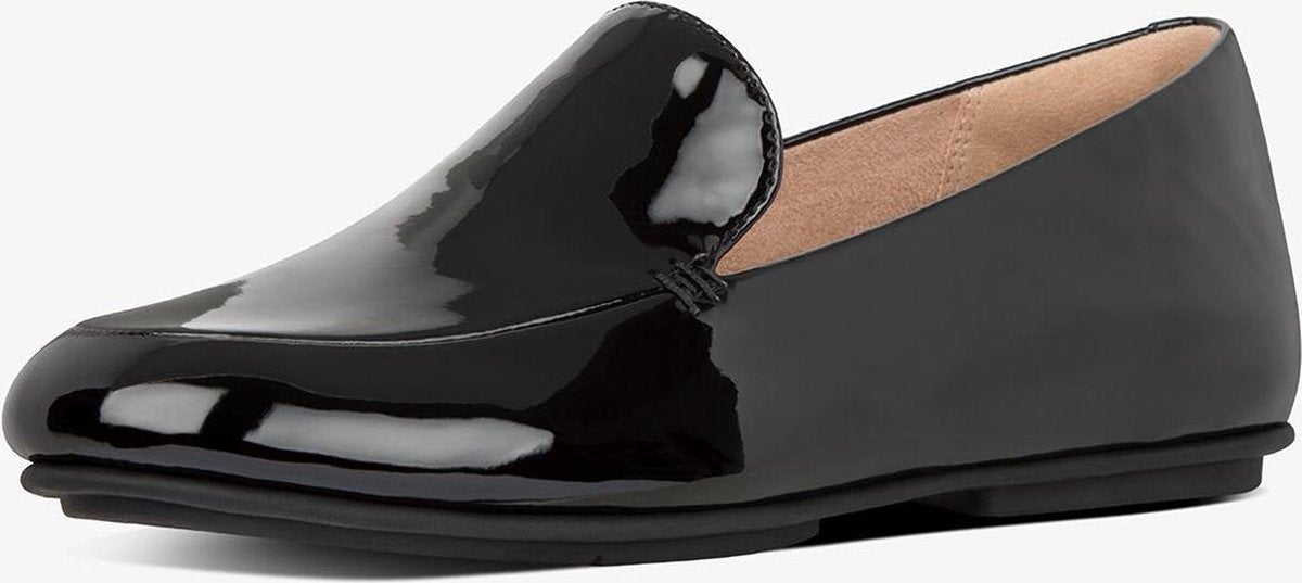 FitFlop™ Lena™ Patent Loafers All Black - Maat 37