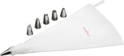 Kitchencraft Spuitzak Met Mondjes 18 Cm Katoen/Rvs  7-Delig