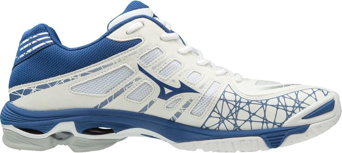 Mizuno Wave Voltage - Wit / Blauw - maat 40