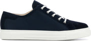 Hassia Vrouwen Suède Sneakers / Damesschoenen 301243 - Blauw - Maat 38.5