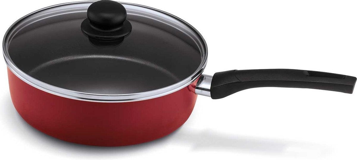 Kitchen Fun Boheme Sauteuse Rood D24cm