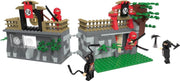 Ninja Bouwset - Bouwstenen 336 Lego Replica - Schuilplaats - 4 Minifiguren en vele accessoires - Replica Lego