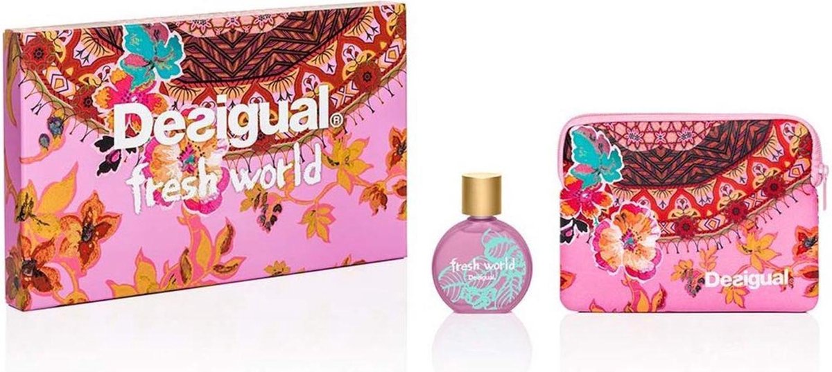 Desigual Fresh World Eau De Toilette 100ml Vaporizador + Neceser 1u.