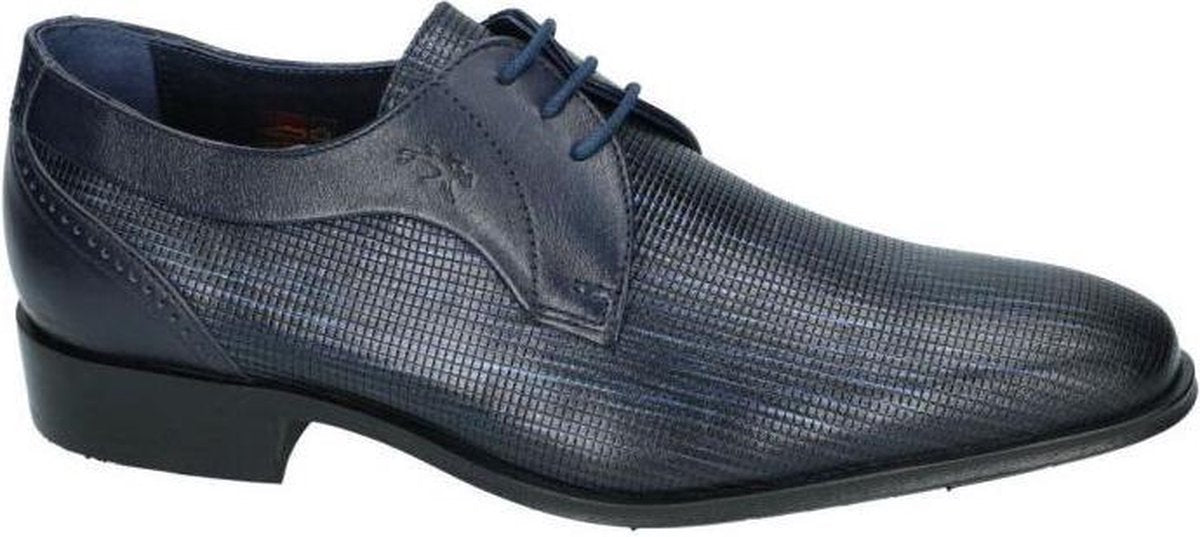 Fluchos -Heren -  blauw - geklede lage schoenen - maat 43