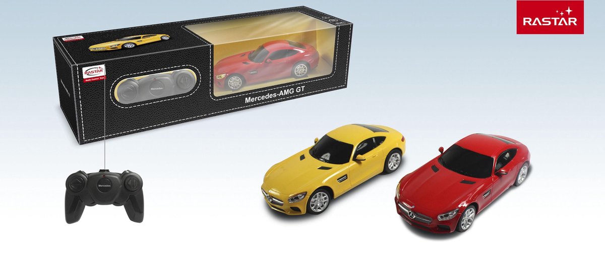 Rastar Rc Mercedes Amg Gt 19 Cm Schaal 1:24 Rood