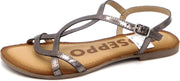 Gioseppo Dames Sandaal Navassa 59846 Pewter - Maat 42