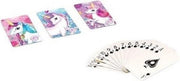 5x stuks Mini speelkaarten eenhoorn thema - spelletjes/kaartspellen