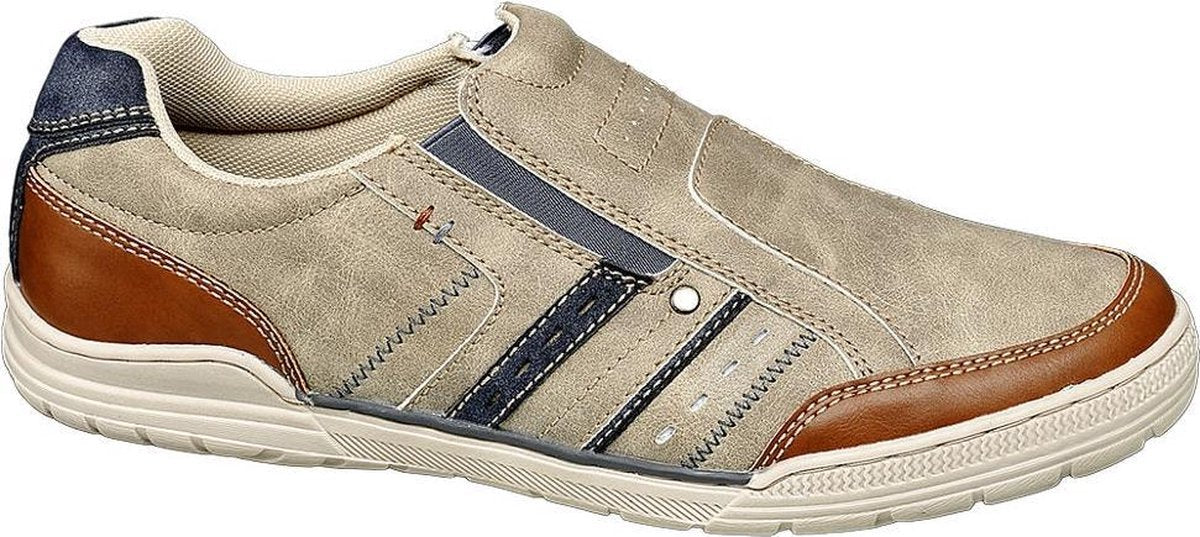 Memphis One Heren Lichtbruine instapper - Maat 41