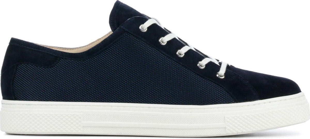 Hassia Vrouwen Suède Sneakers / Damesschoenen 301243 - Blauw - Maat 41