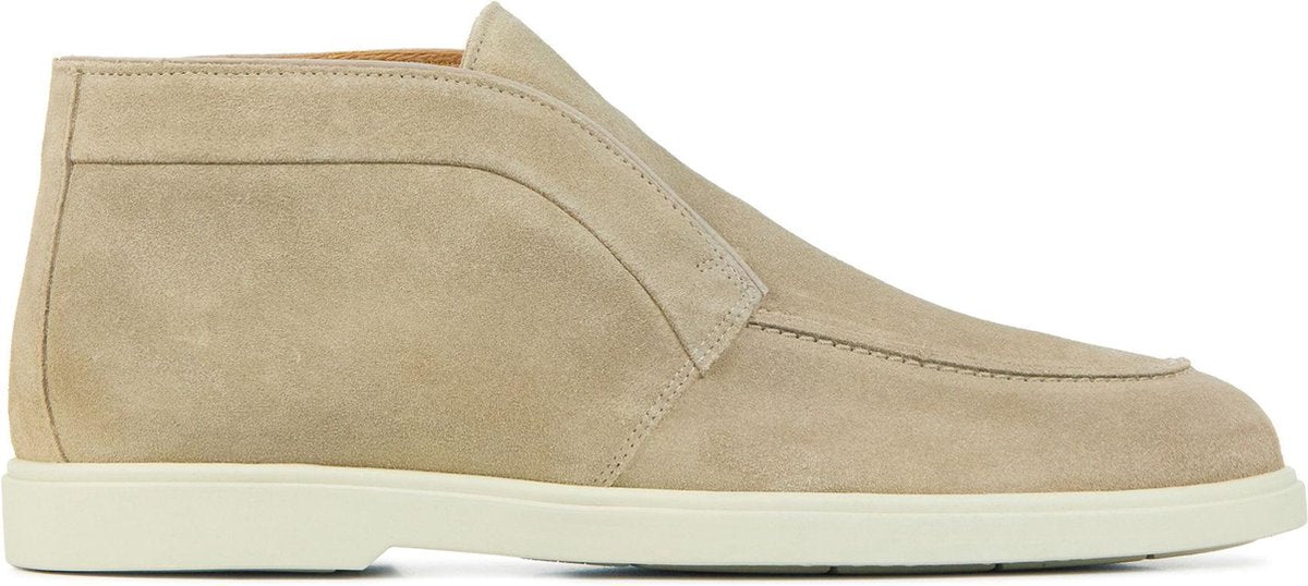 Stefano Lauran Mannen Suède Instapschoenen / Herenschoenen / Instapper S3031 - Beige - Maat  40