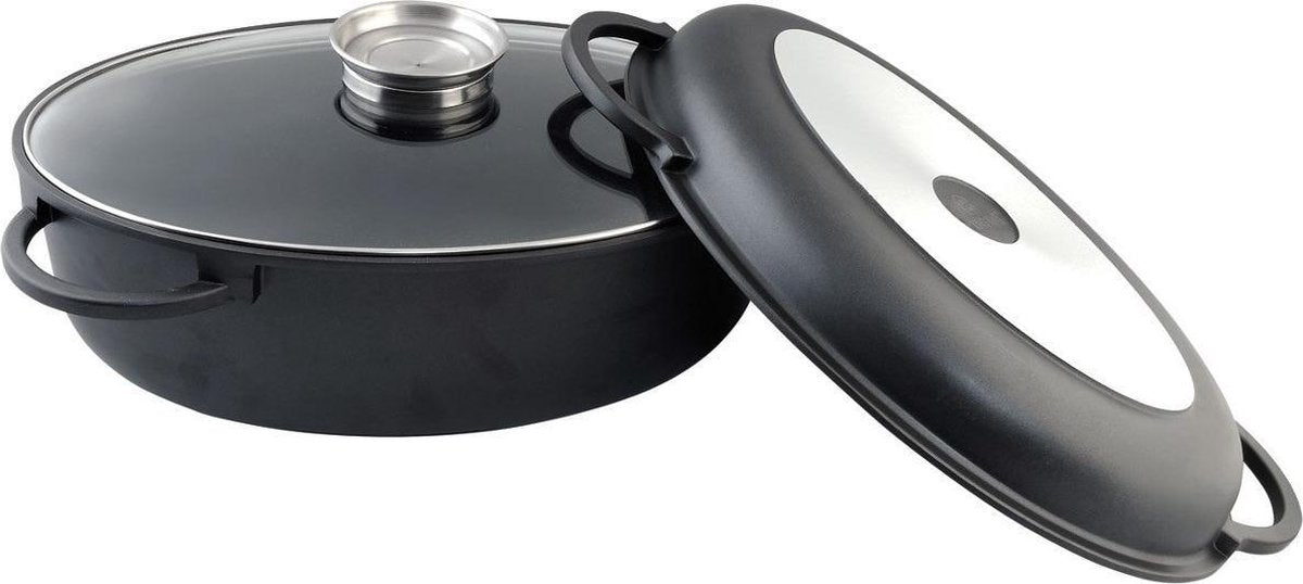 Kinghoff 3949 - 2 in 1 braadpan - 38 x 25 cm