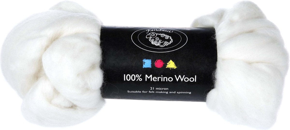 Creotime Merino Wol 100gr Off-white