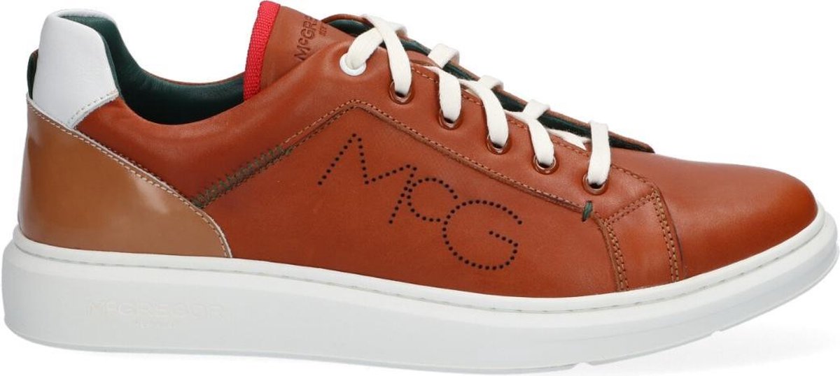 McGregor Heren Sneakers - Bruin - Lage Sneakers - Leer - Veters