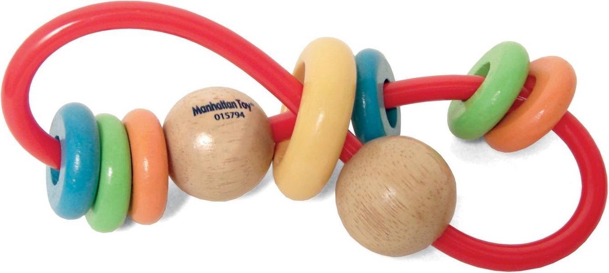 Manhattan Toy Bijtring Skwinkle 16 Cm Junior Hout